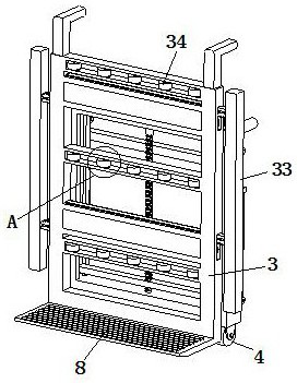 Building material sheet conveying device