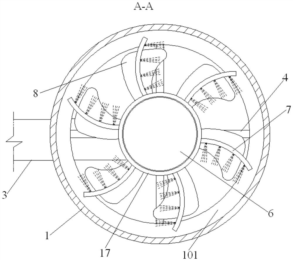 A scr denitration device