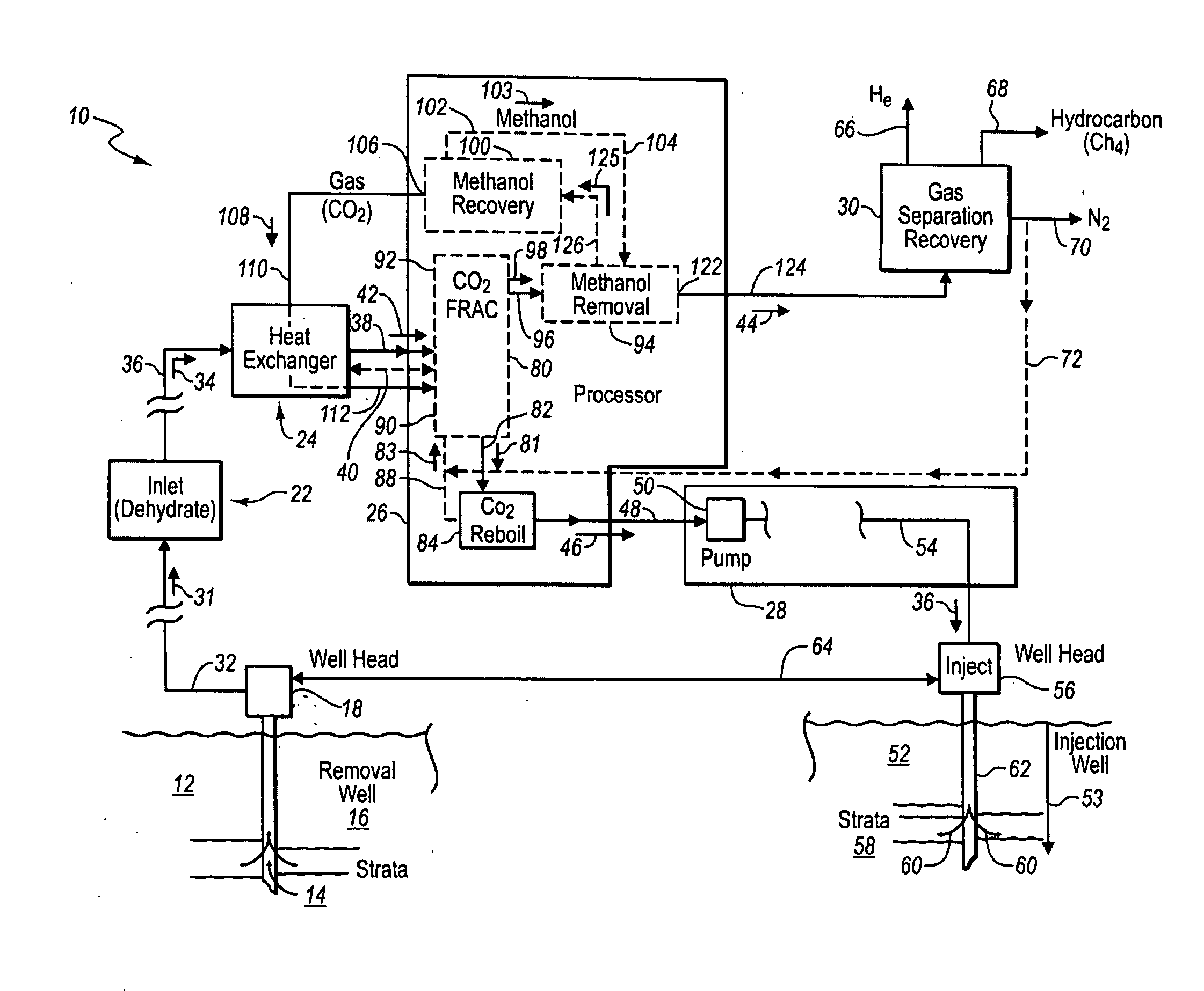 System for Separating a Waste Liquid from a Produced Gas and Injecting the Waste Liquid into a Well