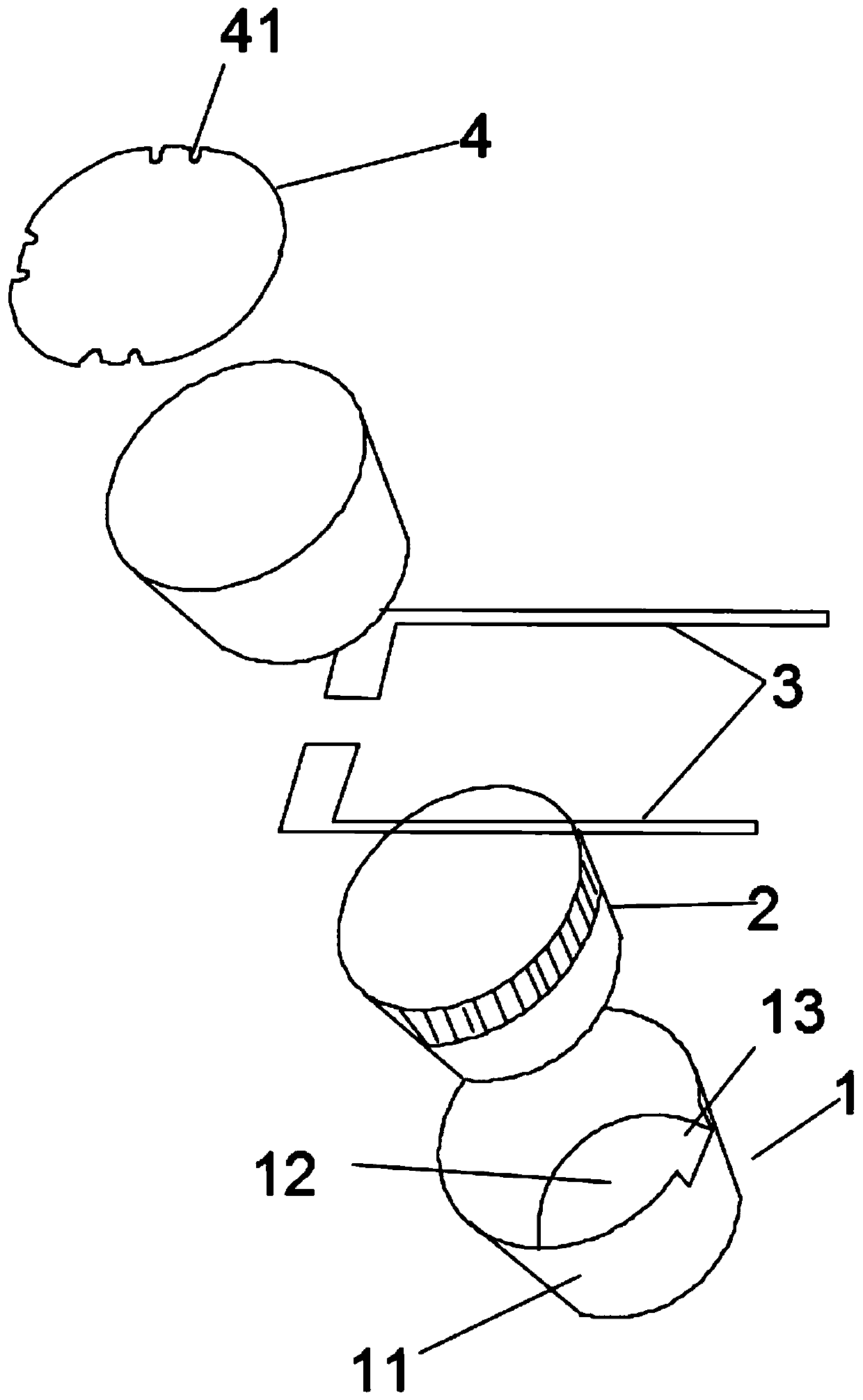 Anti-electromagnetic and anti-interference battery and preparation method thereof