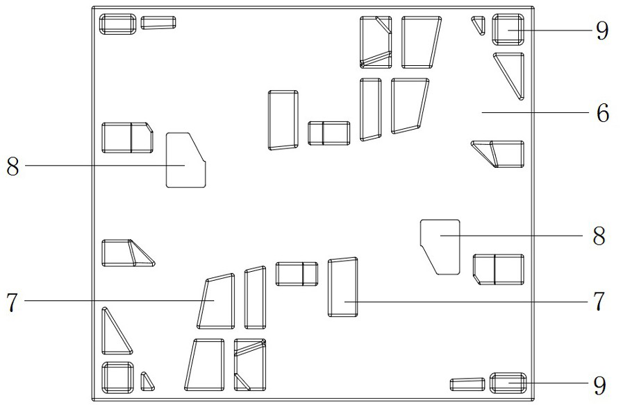 An integrated eps packaging box for automobile air conditioning system assembly