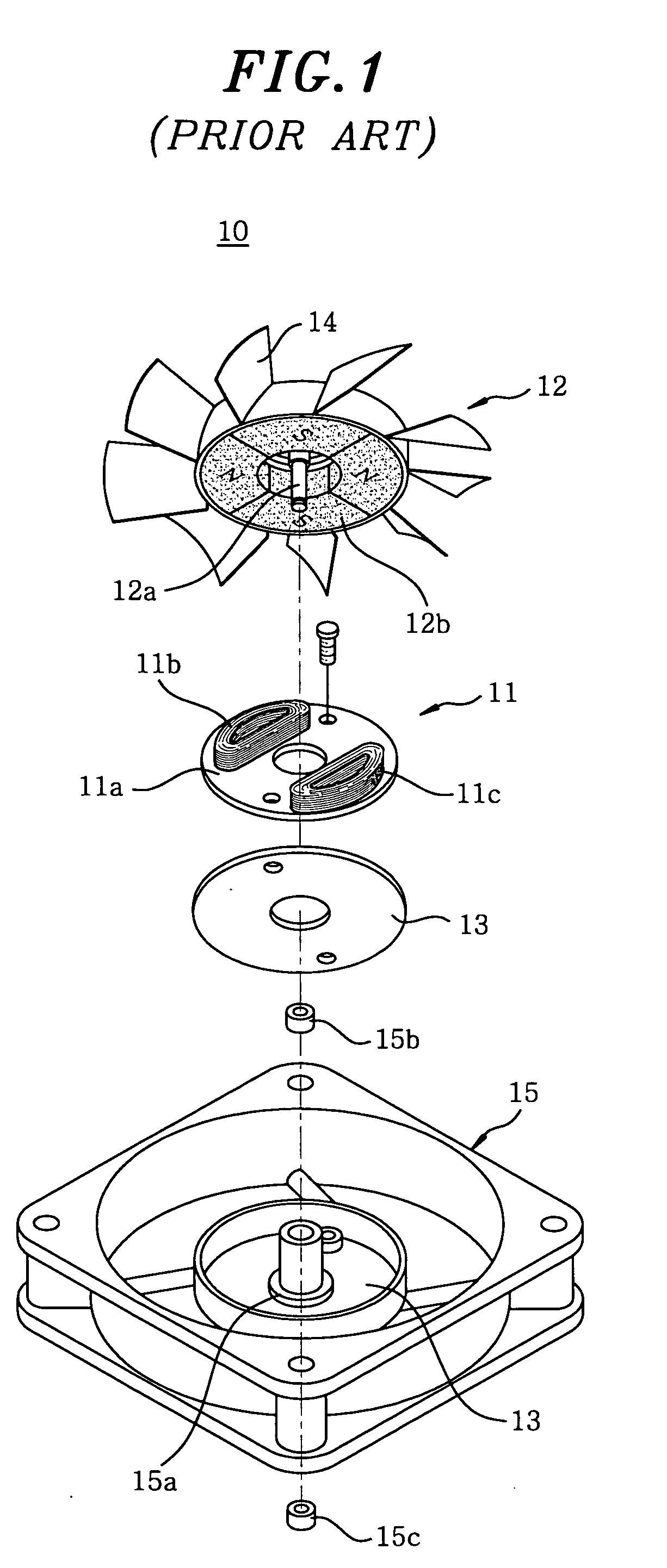 Flat-type single phase brushless DC motor