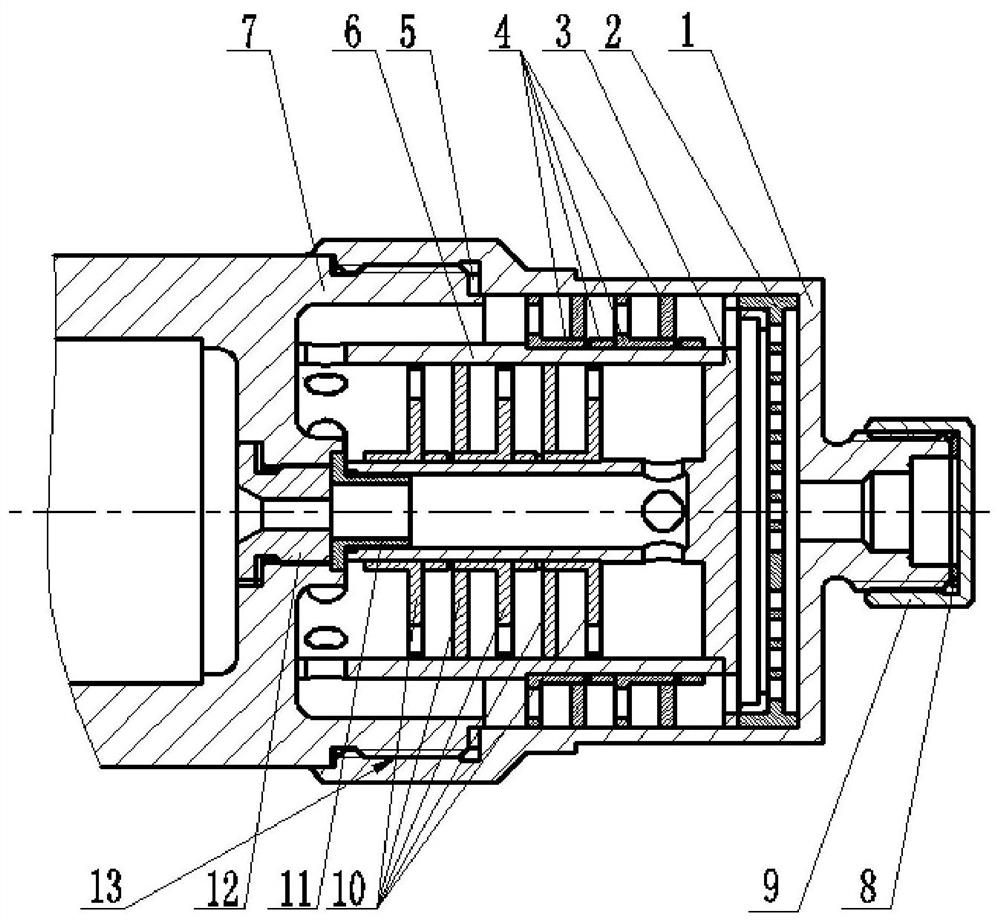 A kind of gunpowder gas cooling device