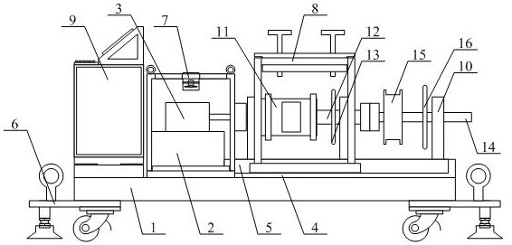 Intelligent rotor fault experiment device