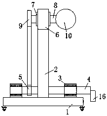 Acceleration test device for physical mechanics learning