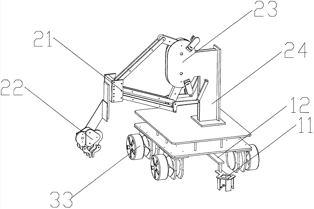 An Intelligent Parallel Mechanism Handling Robot Based on Hall Positioning System