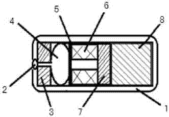 Electronic capsule applied to digestive tract and drug delivery method