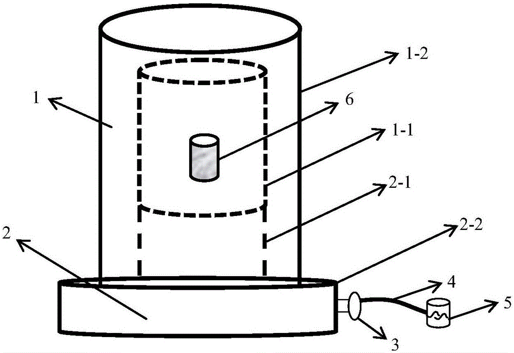 Confining pressure cavity hydraulic oil recovery device