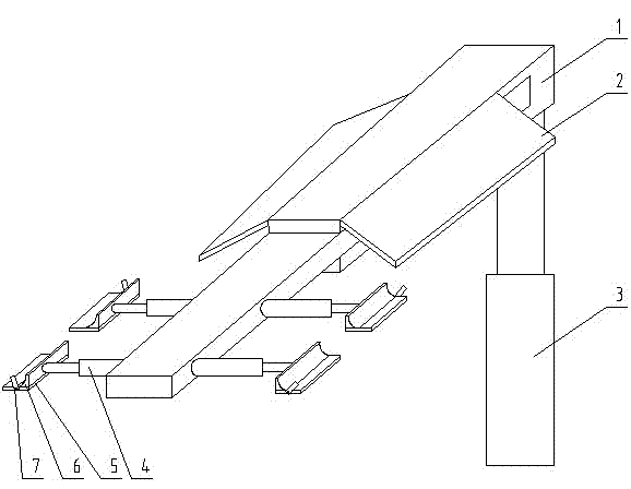 Fully automatic wheel locking light bracket double-layer parking device