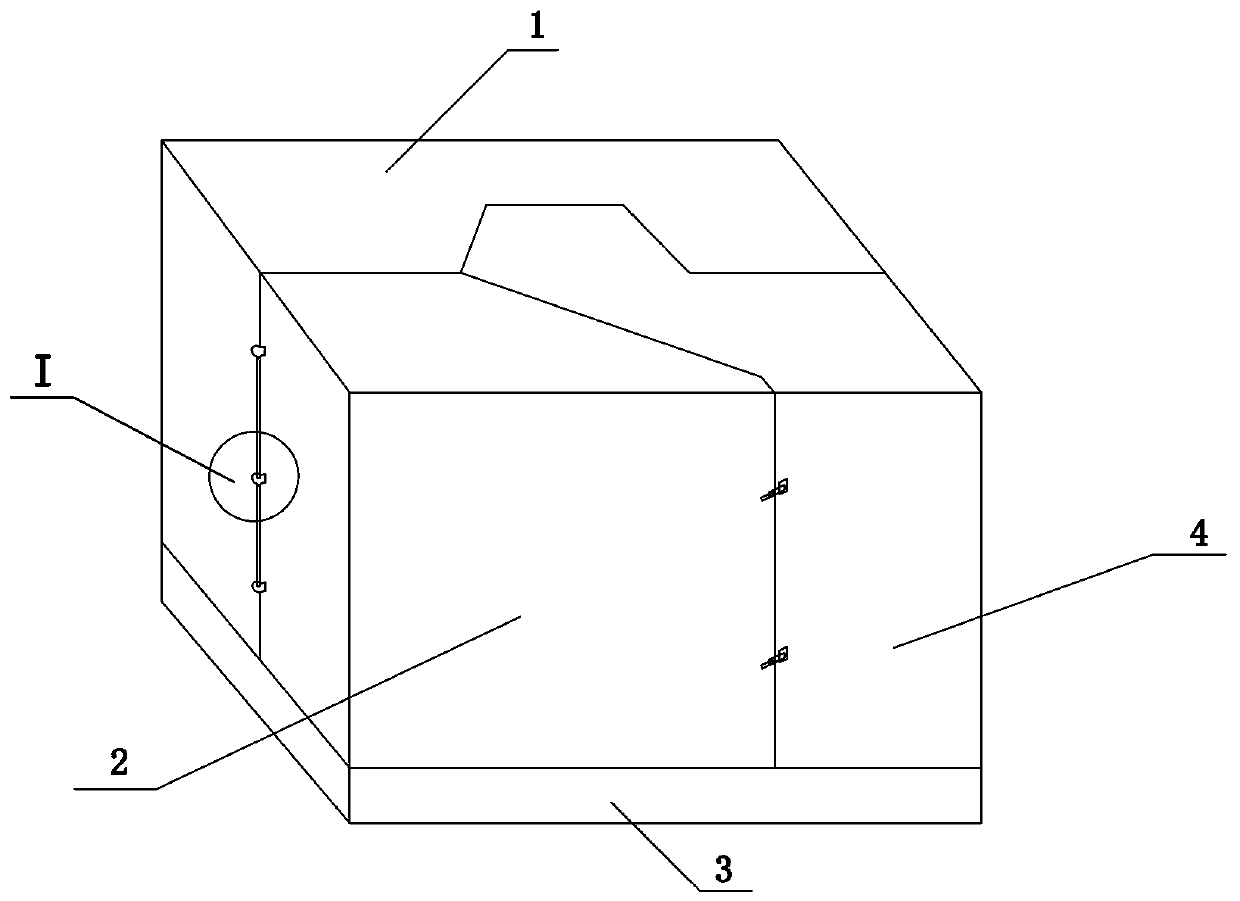 Motor insulation drying cabinet with double-suspension-door structure