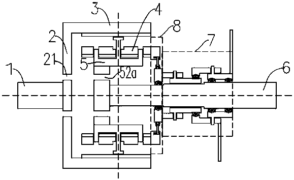 A variable air gap self-protection cylinder type permanent magnet governor