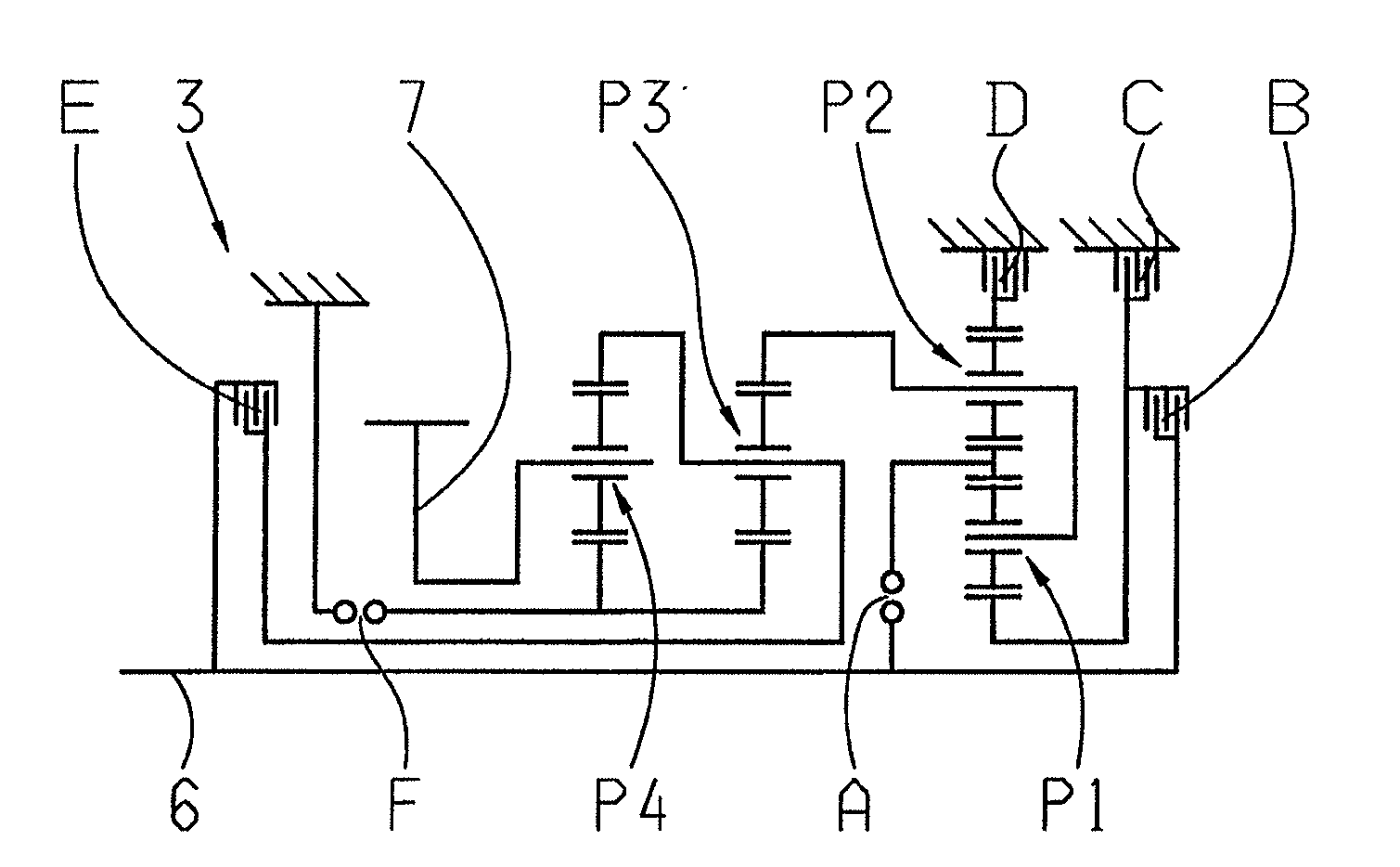 Method for operating a transmission device having a plurality of friction-fit shift elements and at least one form-fit shift element