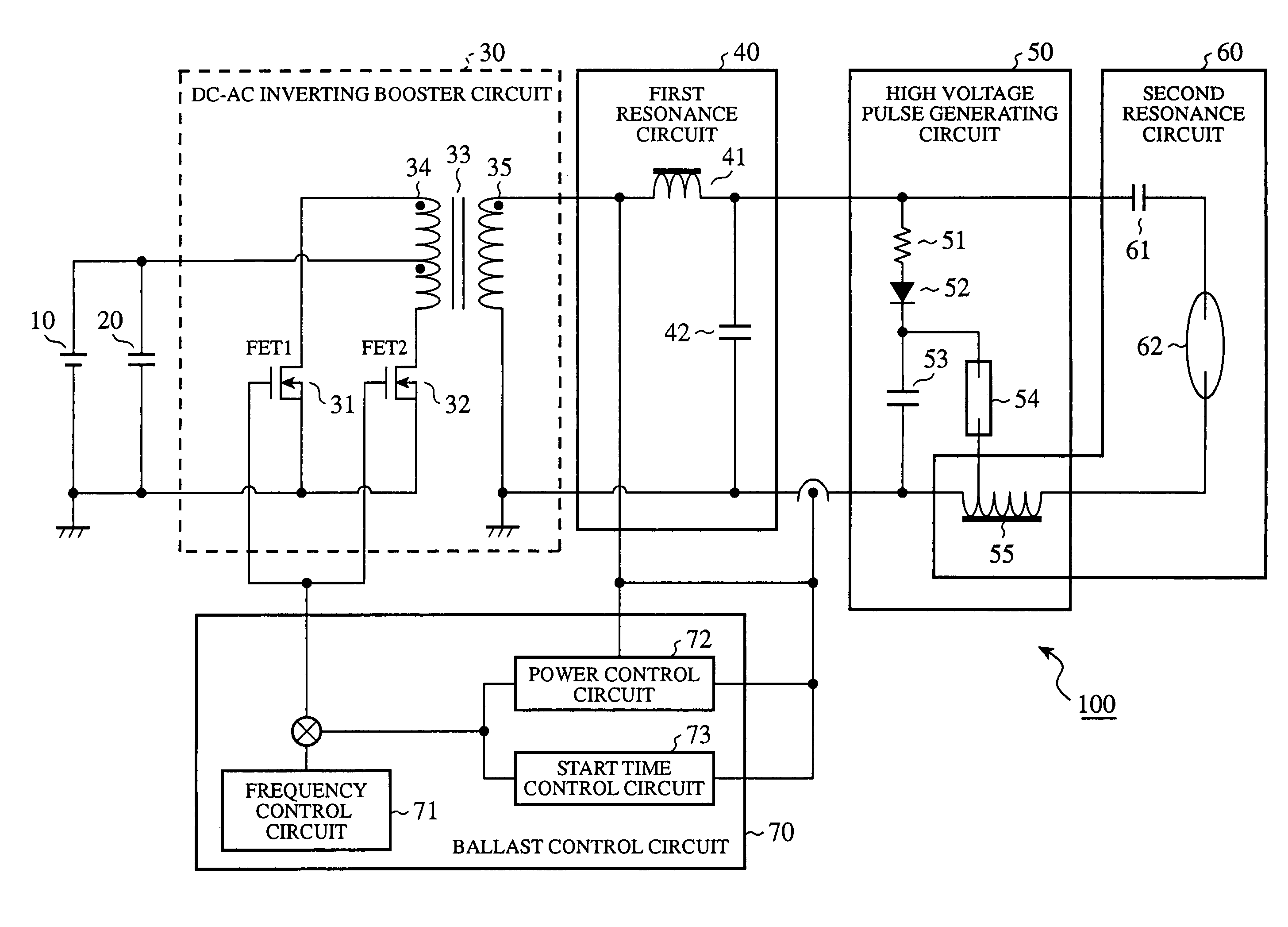 High intensity discharge lamp ballast apparatus