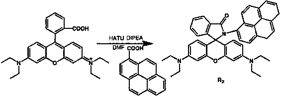 A method for improving photochromic response speed and color body time of Rhodamine