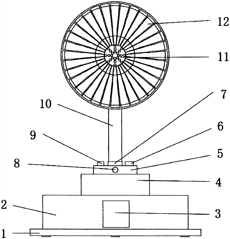 Self-temperature-adjusting electric heating fan with humidifying function