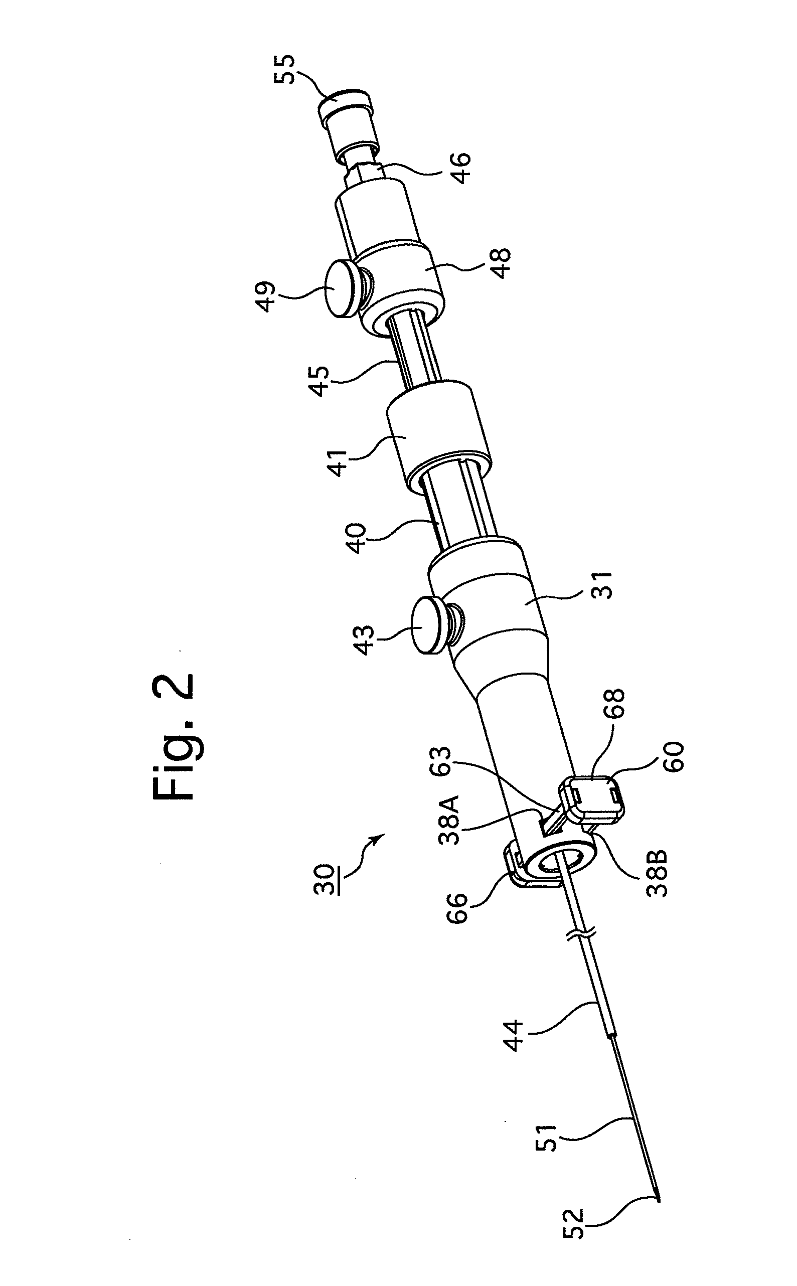 Puncture needle device for ultrasonic endoscope