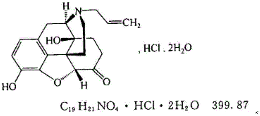 The synthetic method of naloxone hydrochloride