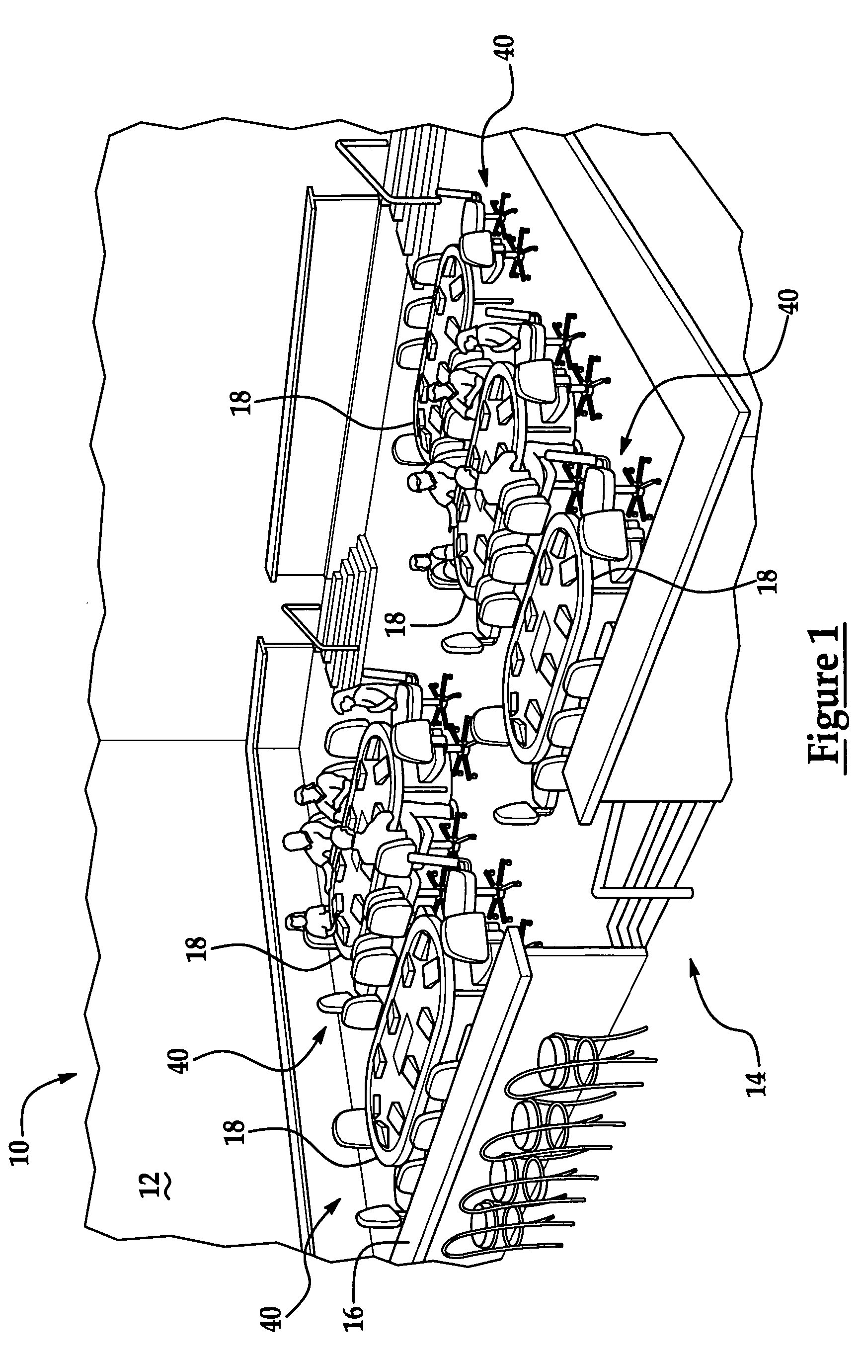 Queuing system and method for electronic card table system