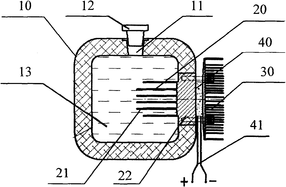 Semiconductor temperature difference power generation device