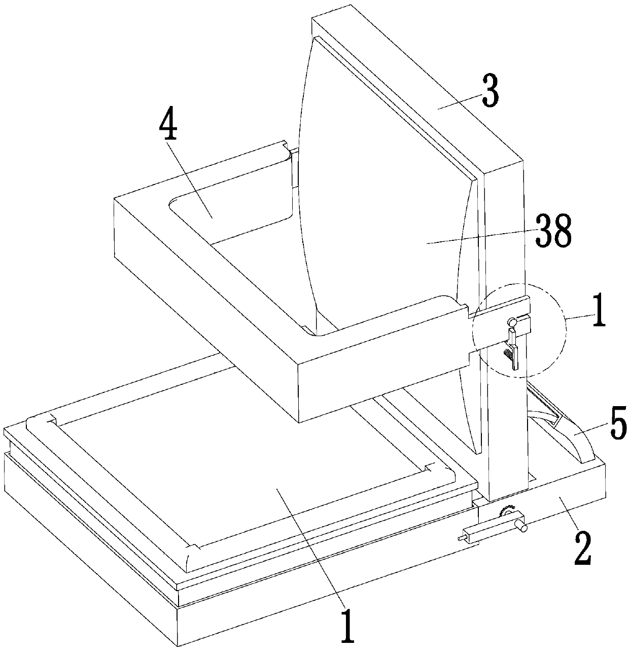 Automobile safety seat based on topological parallel structure