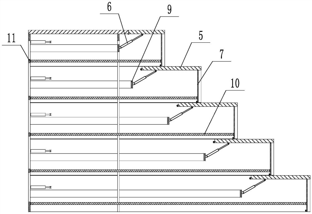 Staircase with changeable forms