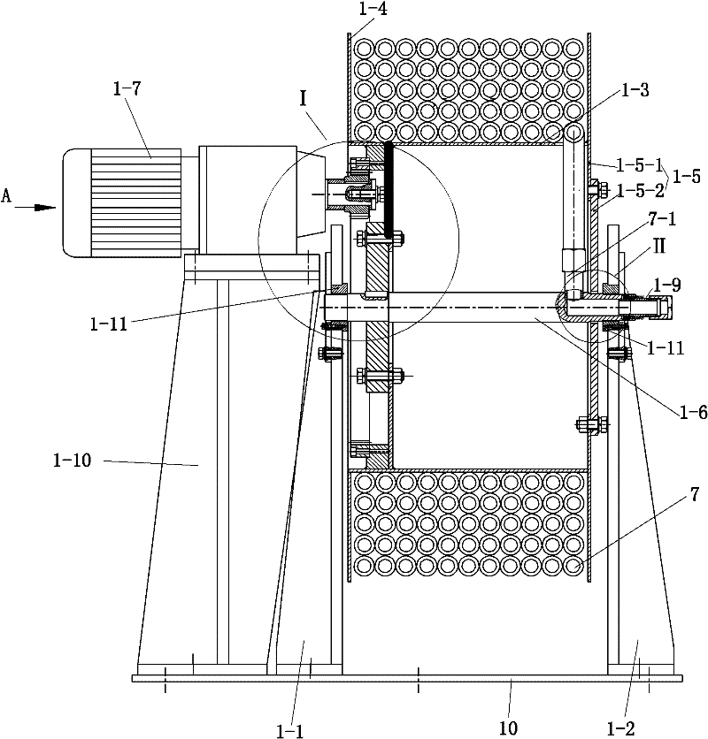 Cleaning device for direct air-cooling condenser