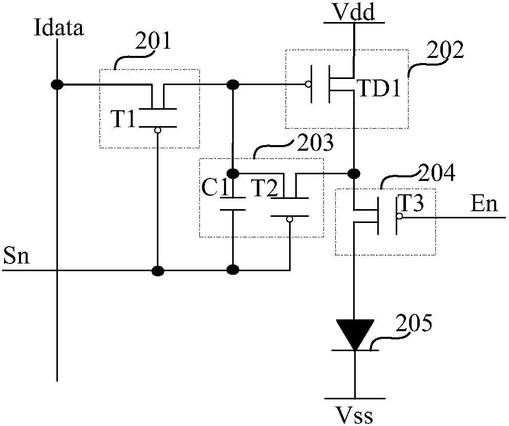 Array substrate, pixel driving circuit and pixel driving method