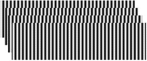 Structured light three-dimensional measurement method based on segment quantization phase coding