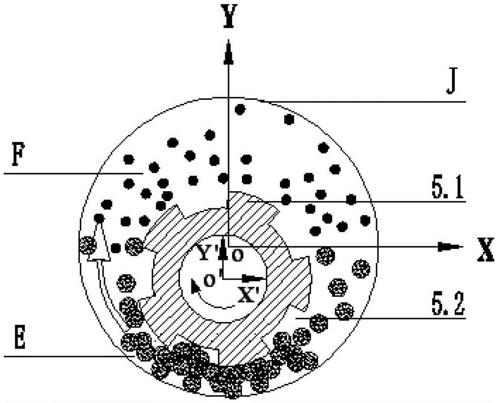 Auxiliary rock-carrying tool for gas-inflated underbalanced drilling of branch wells in coalbed methane production