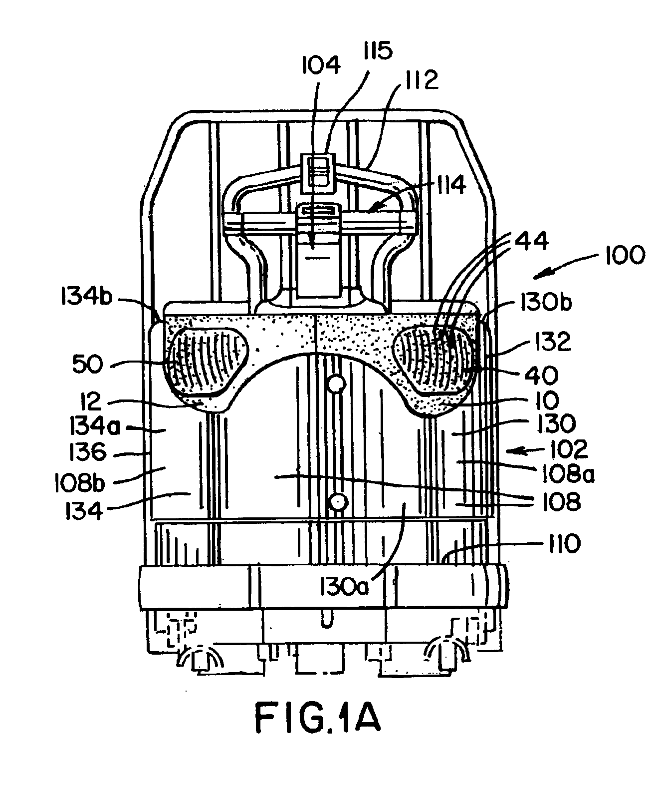 Operator support pad for a vehicle