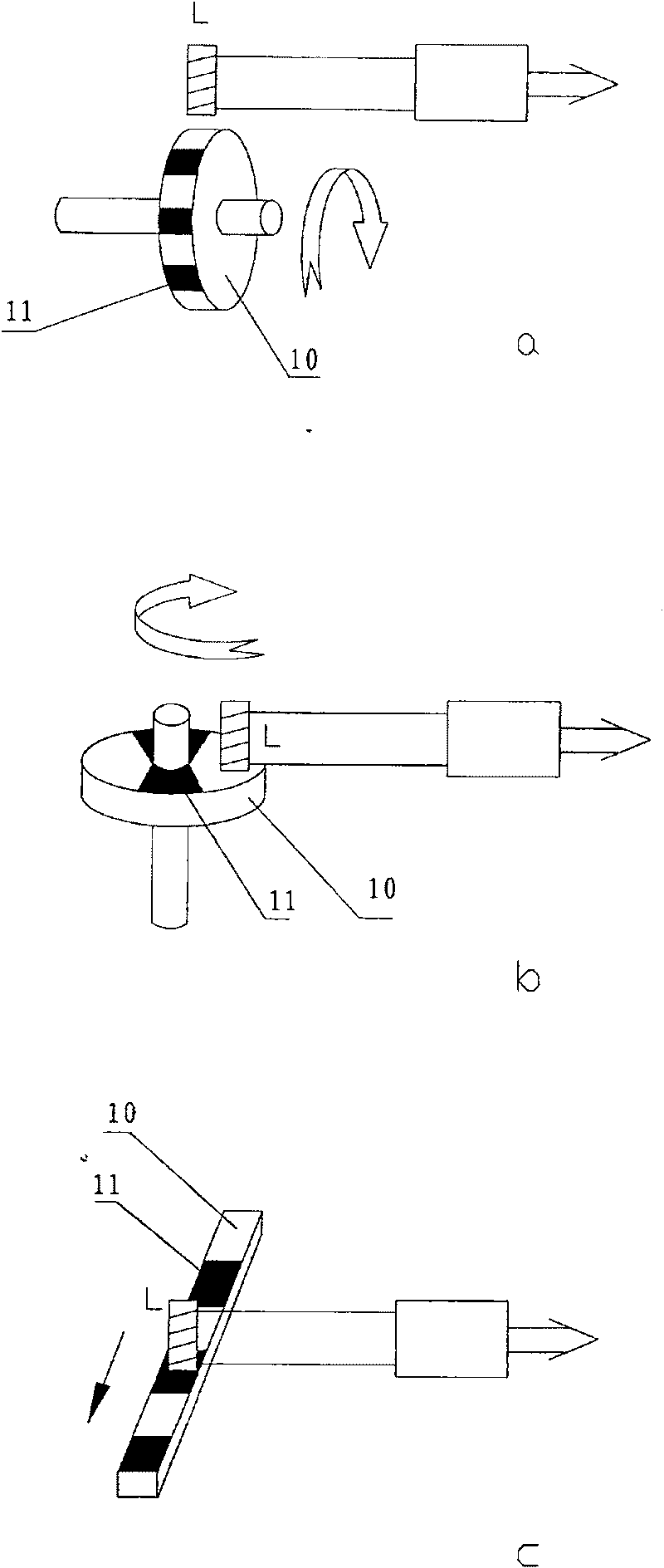 Sampling device for comparing amplitude and frequency variation difference