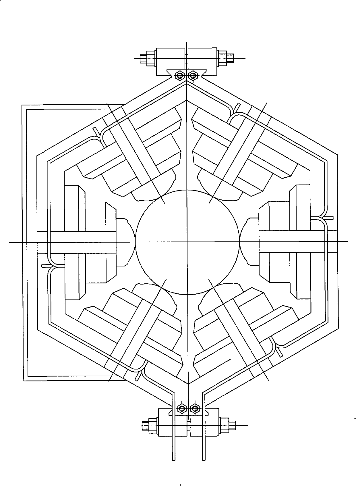 Accelerator used for cancer therapy with protons-heavy ion beams