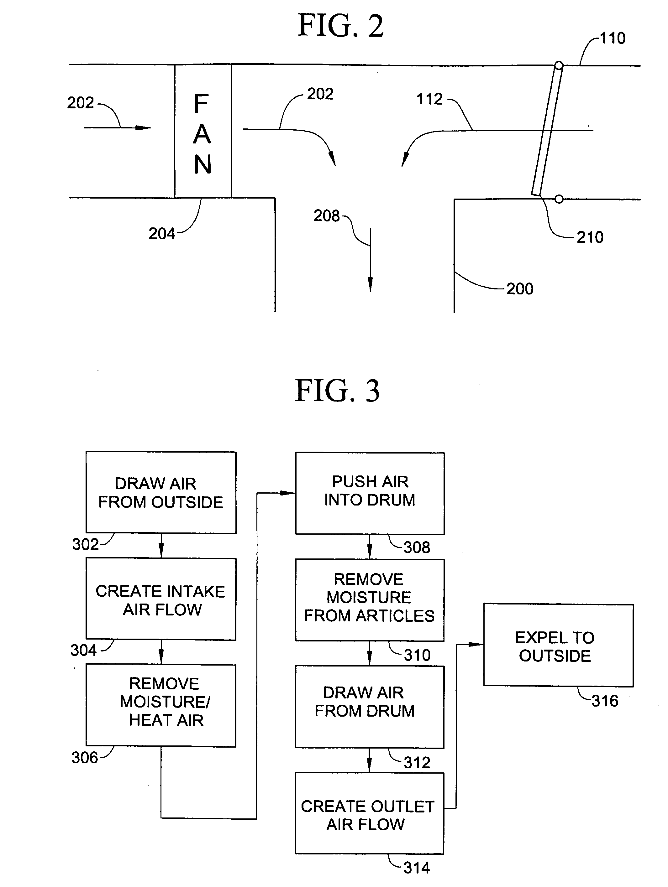 Dryer and adapter having ducting system