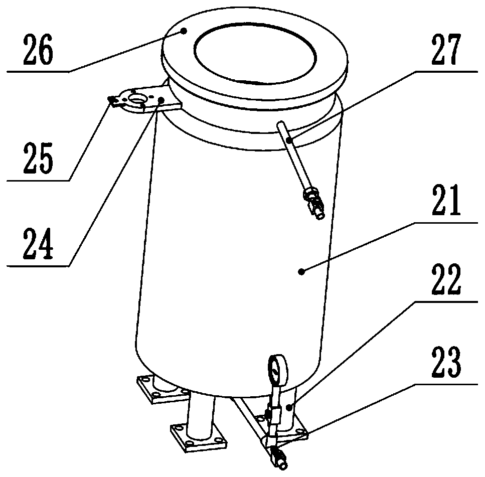 Full-automatic opening and closing vertical supercritical fluid foaming equipment