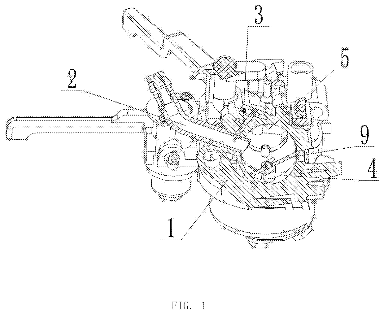 Gas idling transition passage structure for oil and gas dual-purpose carburetor