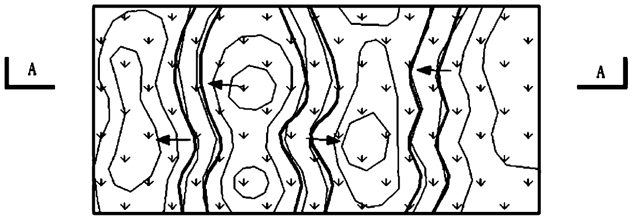 Create a concave green space structure that supplements rainwater infiltration under the landscape background