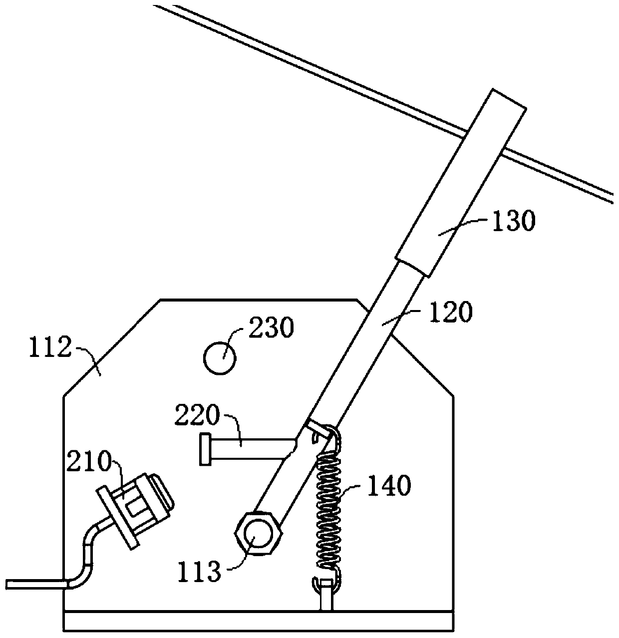 Steel wire twisting prevention device