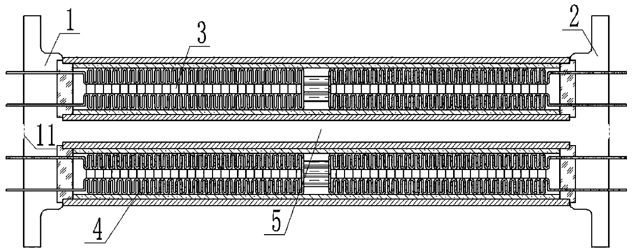 High-pressure resistant PTC heater and production process thereof