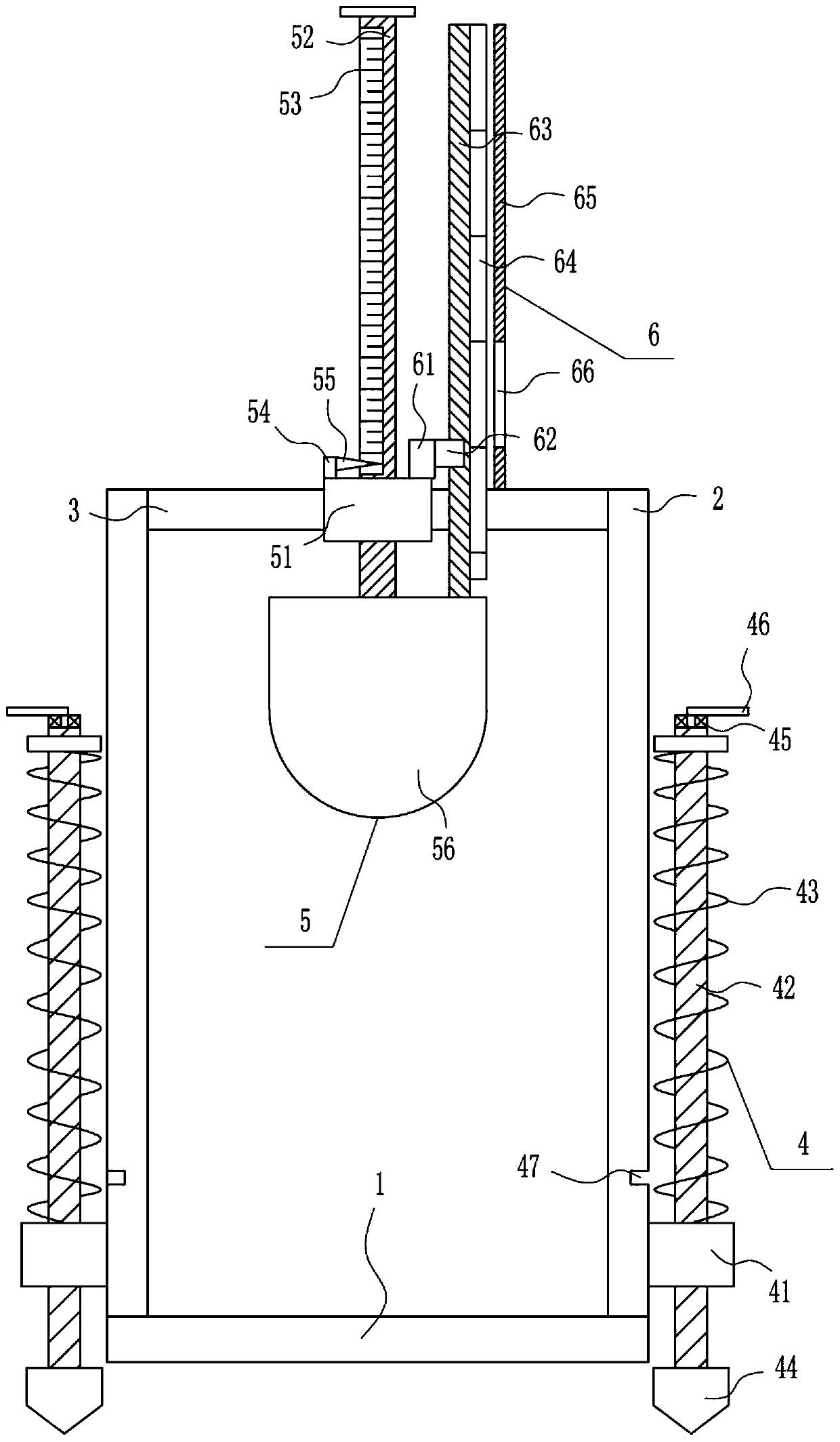 A farmland water utilization farmland water level monitoring equipment