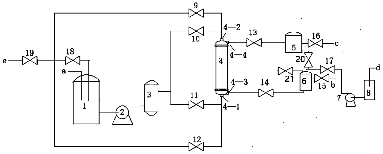 Filtering method and device using honeycomb ceramic membrane