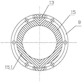 Gas static purification method based on rotary polar lines