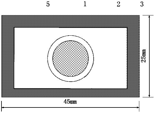 A kind of preparation method of synchrotron radiation X-ray absorption fine structure test sample