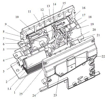 High-voltage direct-current contactor