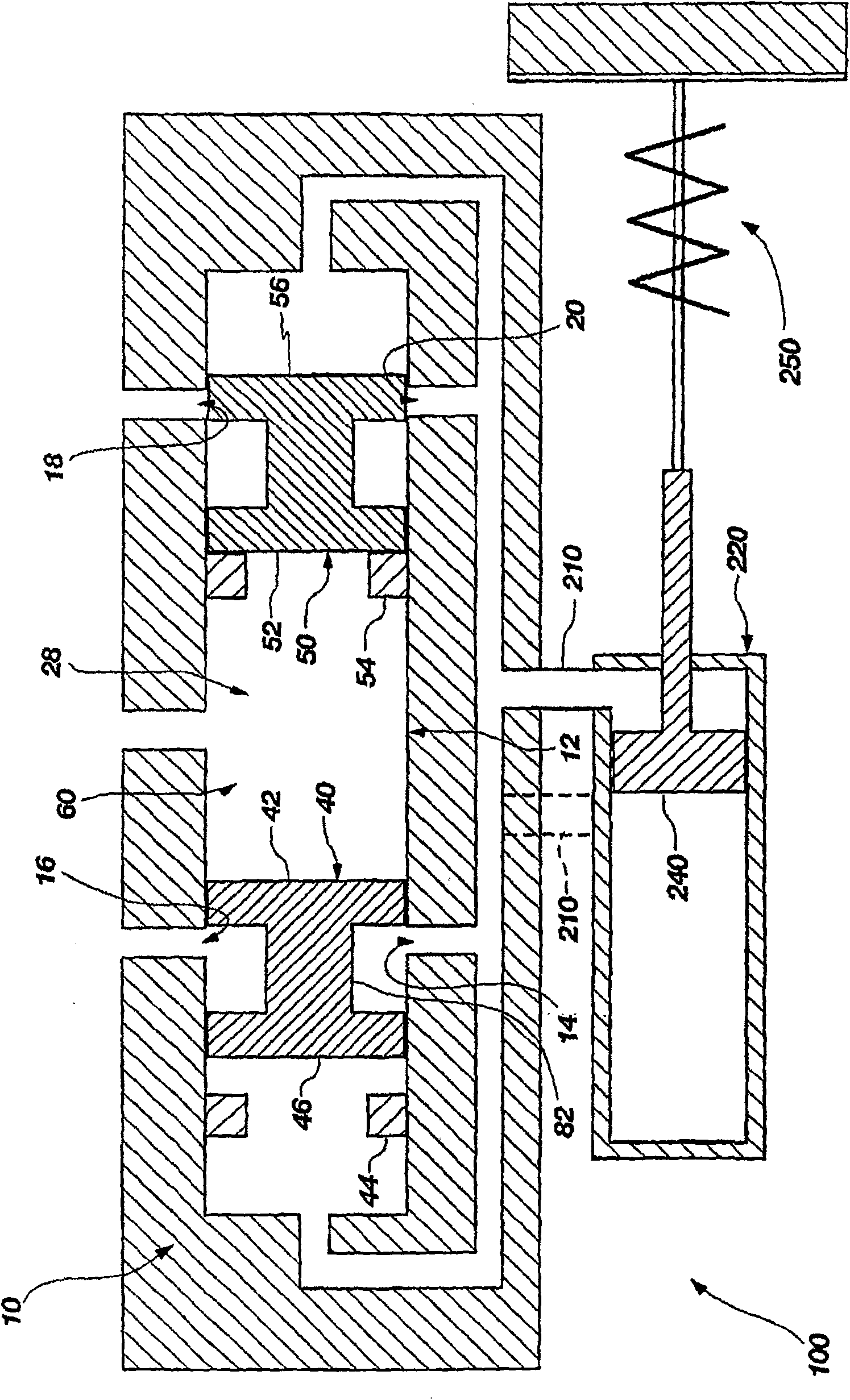 Pressure control valve having intrinsic feedback system