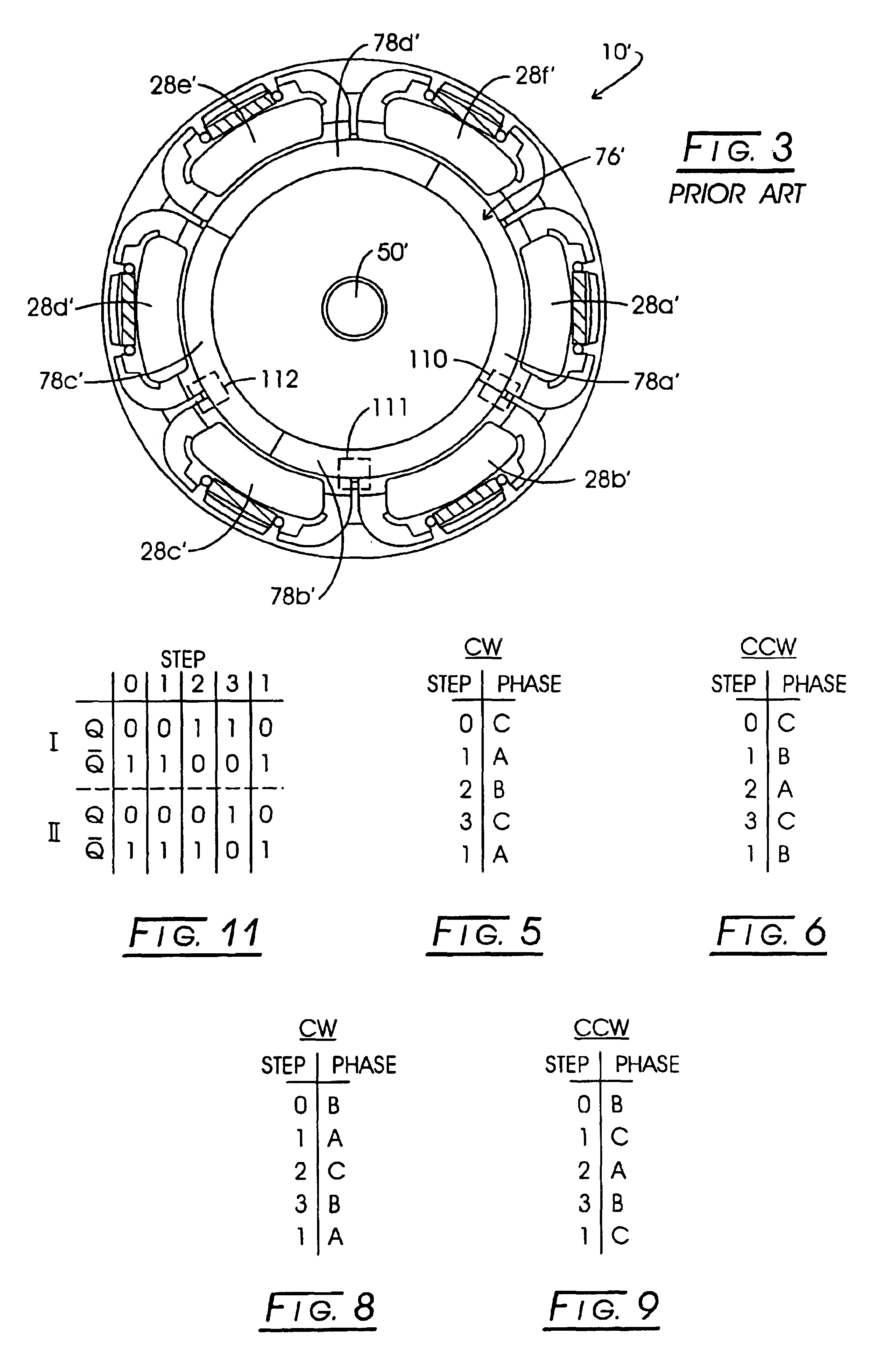 Multiphase motors with single point sensing based commutation