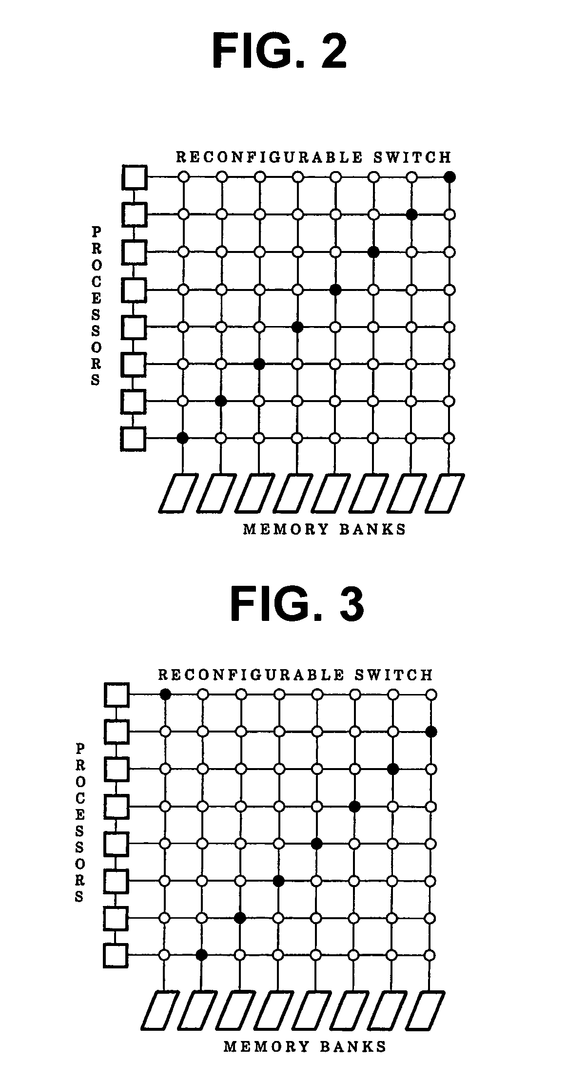 Switch memory architectures