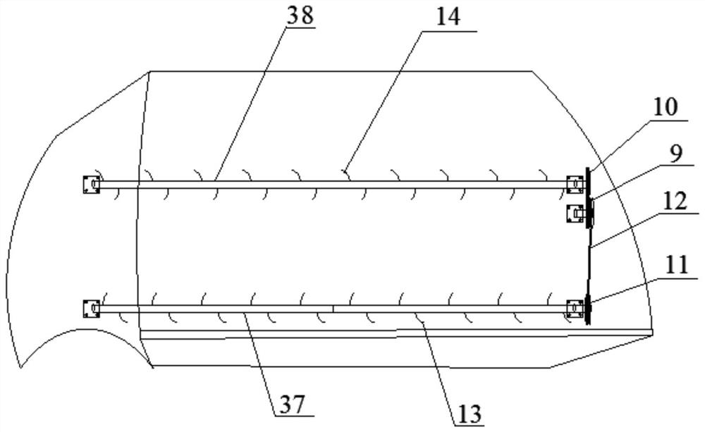 Agriophyllum squarrosum threshing and cleaning machine