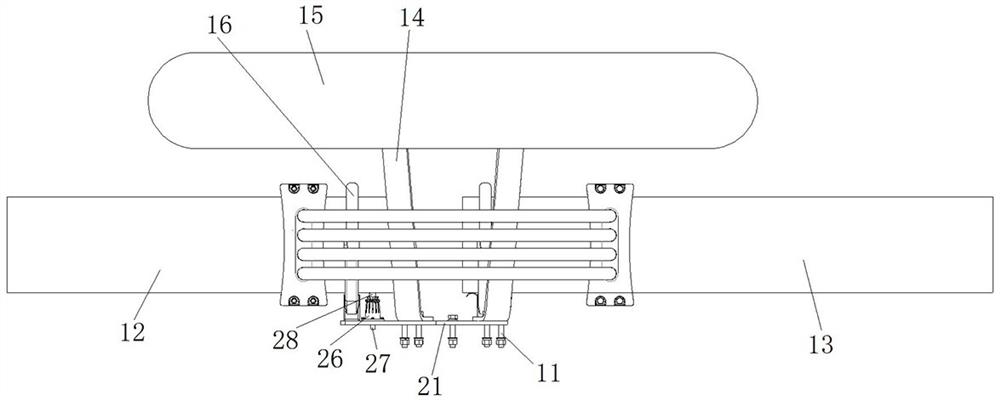 A pipe mother support fitting and power transmission system