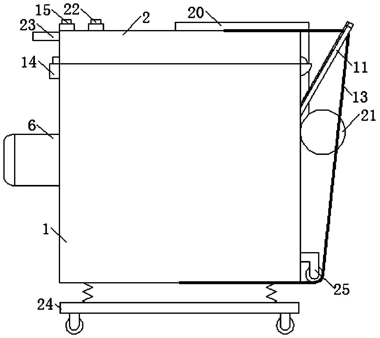 A working method of anti-staining double rotating tray disinfection device for surgical operation