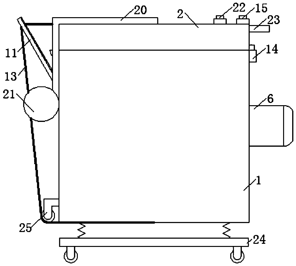 A working method of anti-staining double rotating tray disinfection device for surgical operation